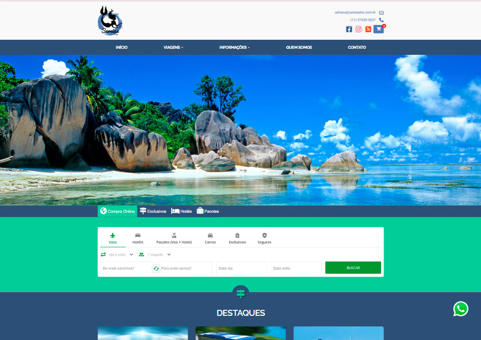 Cliente Sereias Tur